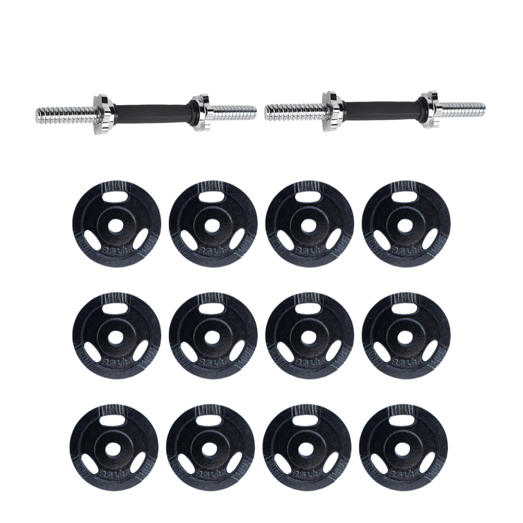 Kit mancuernas 14 kg (31 lbs)
