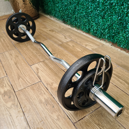 Kit 22 kg barra Z olímpico