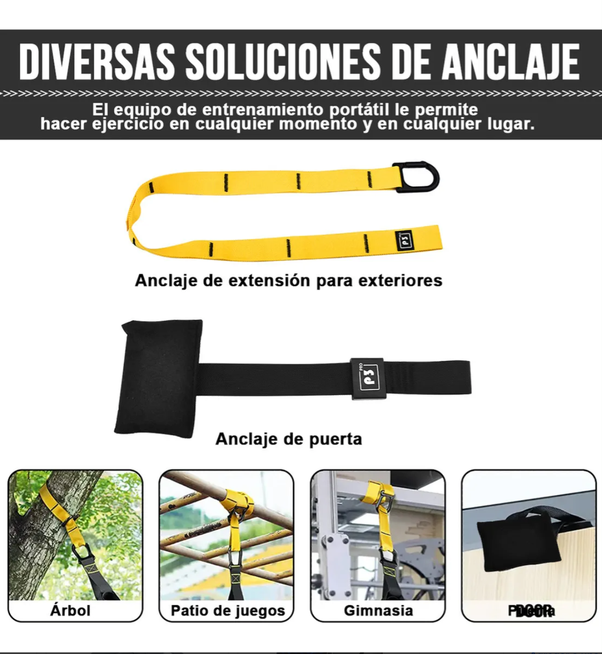 Banda suspensión tipo TRX