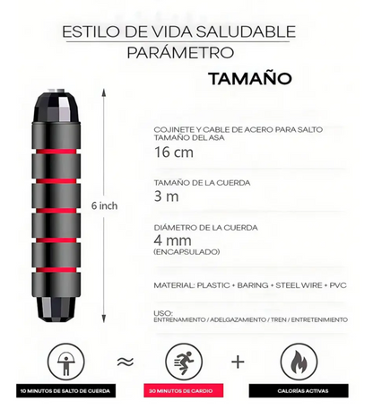 Cuerda profesional para saltar