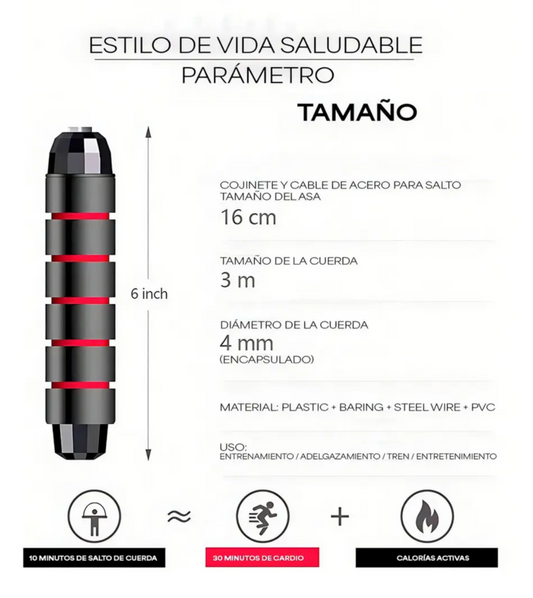 Cuerda profesional para saltar