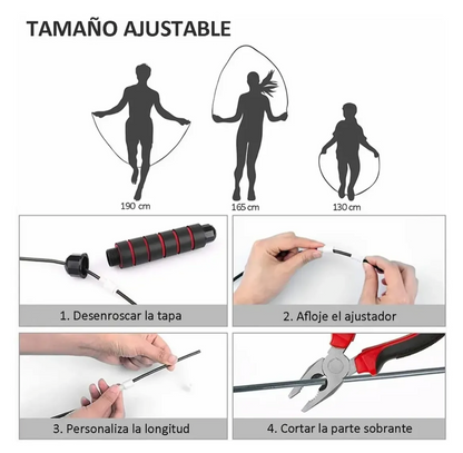 Cuerda profesional para saltar