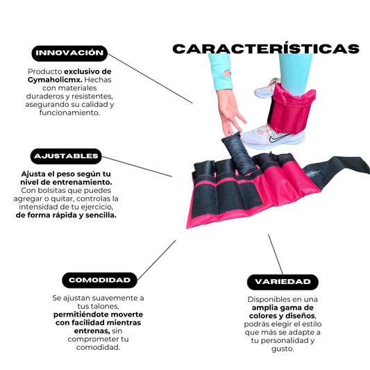 Polainas peso ajustable 10 kg