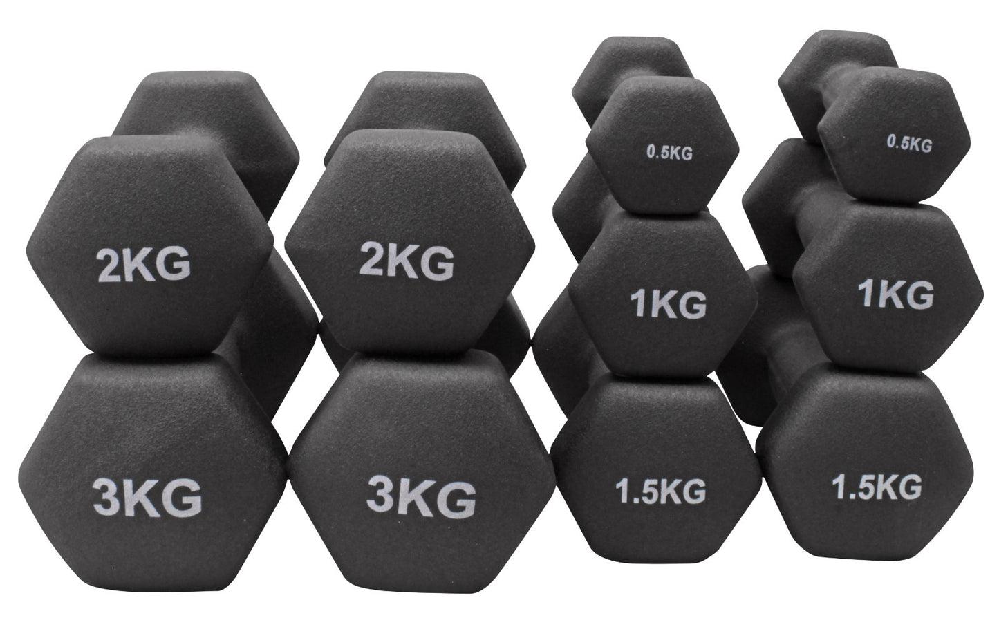 Mancuernas Hexagonales de Neopreno GymaholicMx