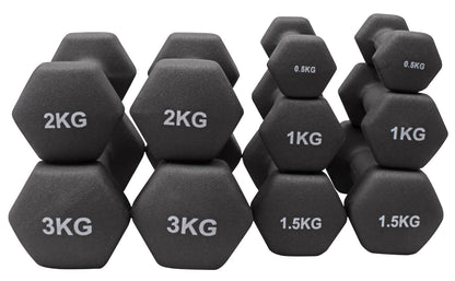 Mancuernas Hexagonales de Neopreno GymaholicMx