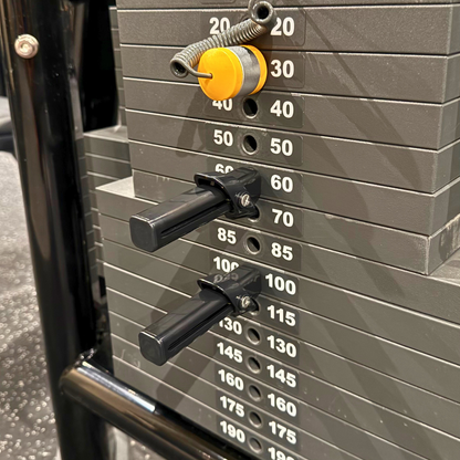 Par pines para drop set
